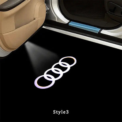 Audi Compatible HD Door Welcome Light Puddle Light Micro Logo Projector Light Floor Light-Customizable