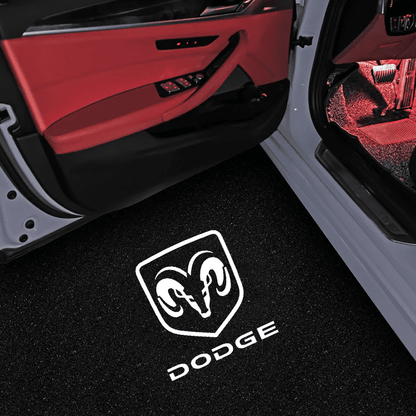 DODGE Compatible HD Door Welcome Light Puddle Light Micro Logo Projector Light Floor Light-Customizable